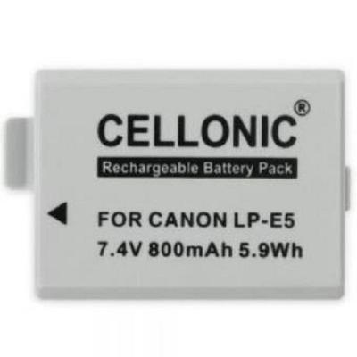 Battery for Canon EOS 1000D EOS 500D EOS 450D EOS Rebel 800mAh LP-E5
