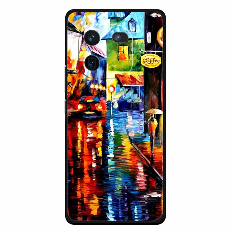 Für Vivo Iqoo 12 Hülle Weiches Silikon Katze Eule Mode Rückseitenabdeckungen für Vivo iQOO 12 Pro Hüllen Marmor Stoßfeste Handyhüllen Iqoo12
