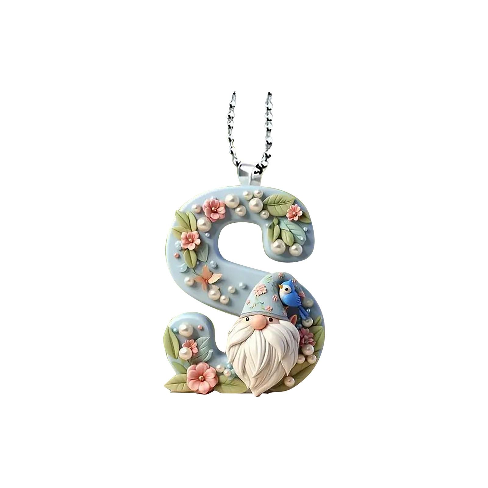 2D Самолет Рождественская Акриловая Гном Буква Рождественская Елка Подвеска One Size — фото 9