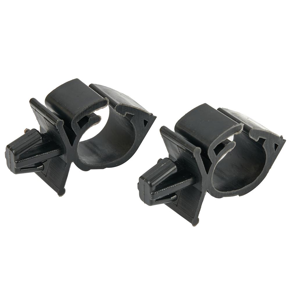Route Fasteners Clips Clamp Cable Black Plastic Fender Bumper Wire Harness