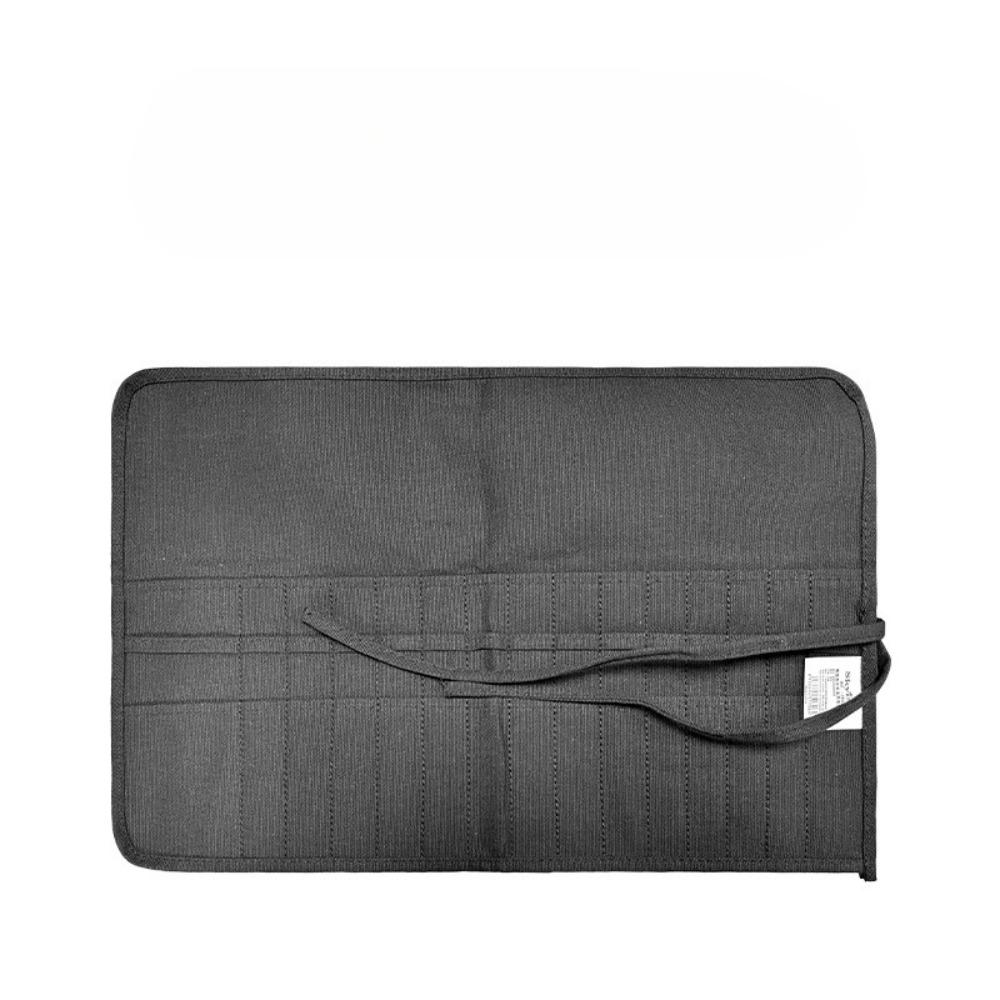 

30 Slots Colored Pencil Storage Pouch Portable Roll Up Pen Bag Desk Accessories чёрный
