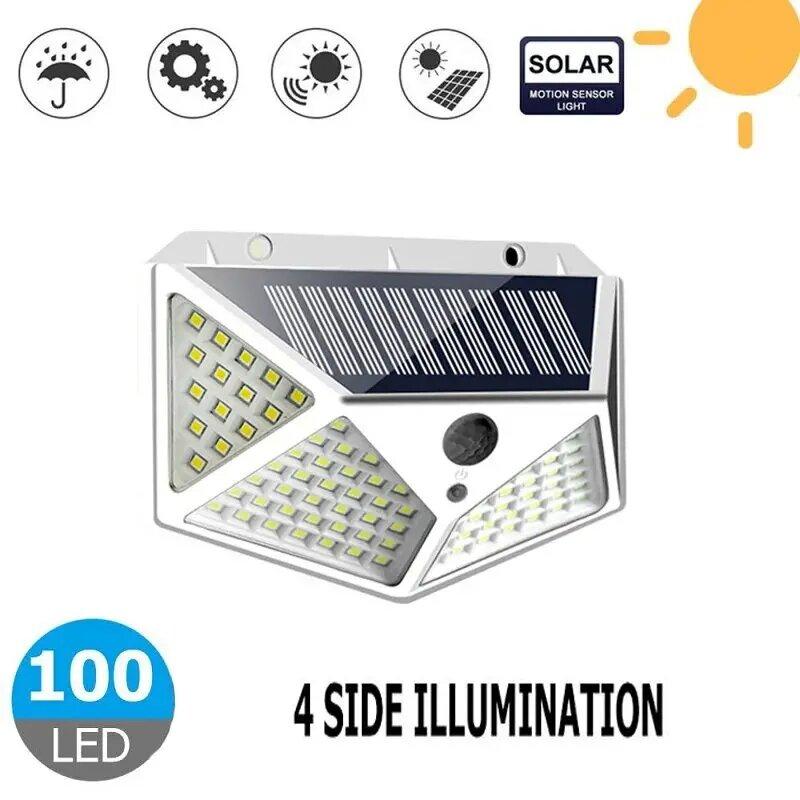 Solar Light Outdoor Light 1~4 Pcs with 3 Modes Waterproof Motion Sensor Security Lighting LED Garden Wall Light 108COB