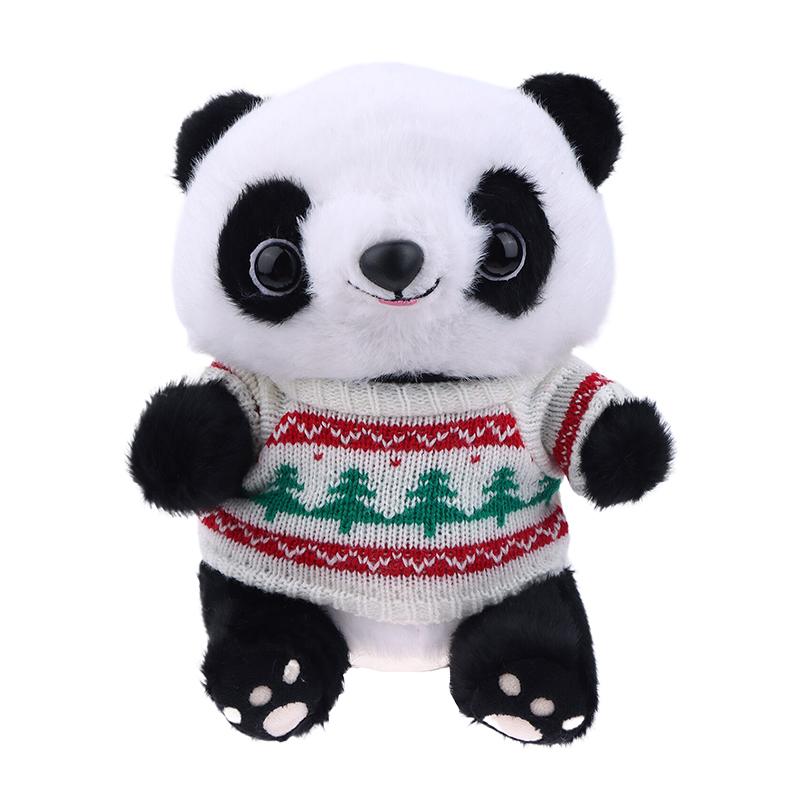 Christmas Cute And Soft Panda Doll Kawaii Plush Simulation Stuffed Animals Toy For Children'S Playmates Birthday Gift