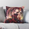 Kurumi Tokisaki Date A Live Square Pillowcase Polyester Linen Velvet Printed Zip Decor Throw Pillow Case Home Cushion Case X