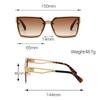 Vintage Sunglasses for Men Geometric Square Hollow Design Classic Trendy Accessories Glasses For Men