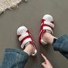 Fashion Women's Fashion Versatile Low Top Casual Single Shoes 2025 Autumn New Interior Height Increasing Comfortable Non Retro Sneakers