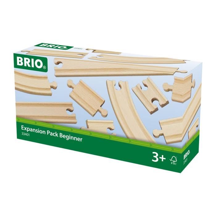 BRIO Evolution Beginners Set - 11 Rails - 7312350334012 - Ages 3 and Up
