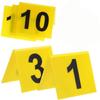 Set of 10 Plastic Crime Scene Markers for Forensic Reenactments Educational Activities and Themed Celebration