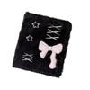 A6 Binder Photo Album Cute Ballet Style Bowknot Plush Photocard Holder Kpop Idol Collect Book Album Notebook Stationery