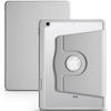 Case for iPad 10.2" 2021/2020/2019 (9th/8th/7th Gen.), with Stylus Holder, 360° Rotation, Gray