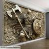 2D HD print wandkleed met Viking