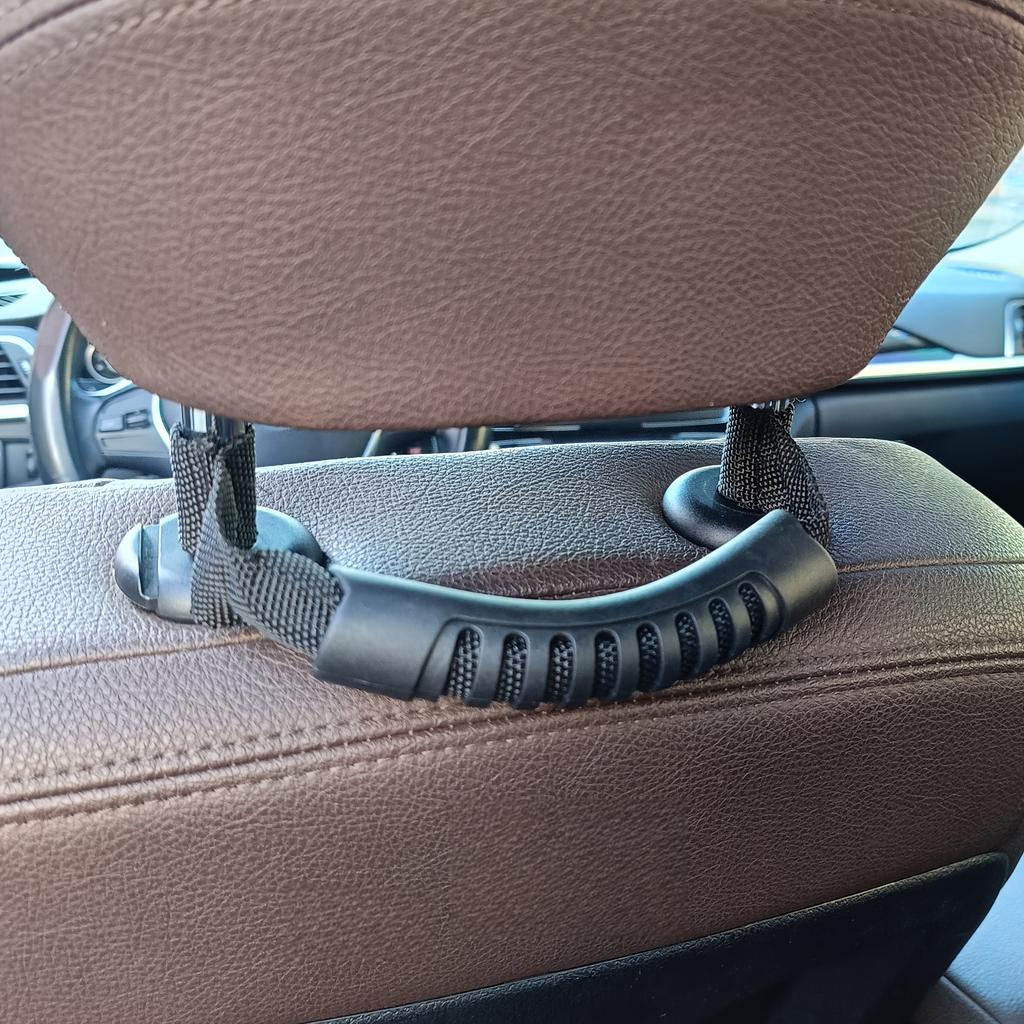1/2pc Universal Car Headrest Grab Handle,Car Rear Seat Back Grab Handle, Headrest Grab Handle,Durable Safety Grip Vehicle Handle