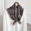 111% Mulberry Silk 71 Square Scarf, New Sky City Professional Decorative Scarf, Commuting To Work Versatile Silk Scarf