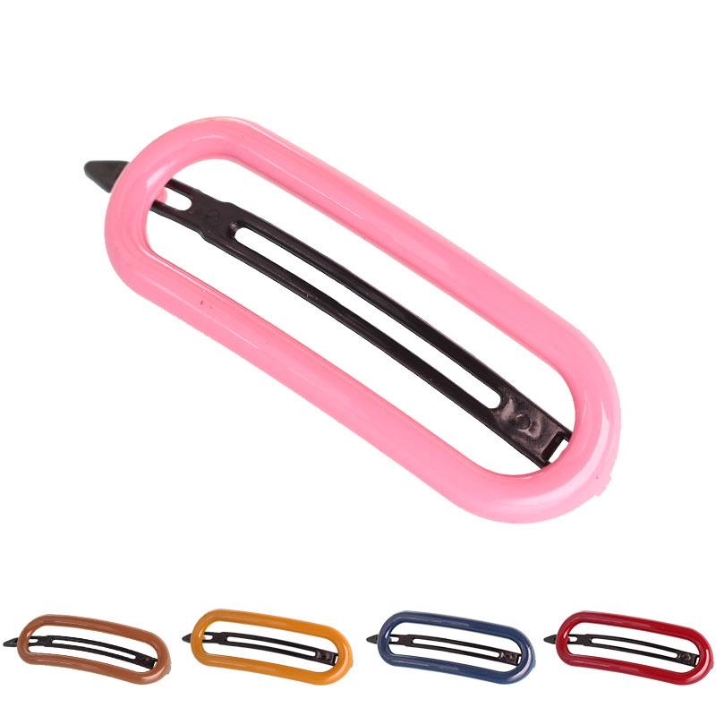 Plastic Frog Hair Clips Girl's Hair Clips Oval Clips Fringe Hair Clips Hair Accessories