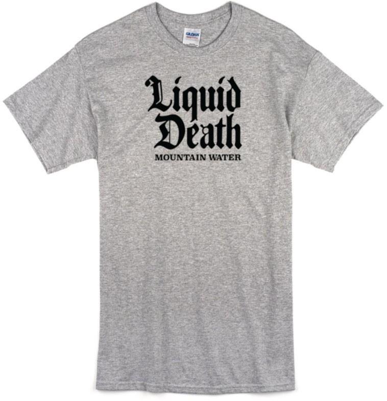 LIQUID DEATH Canned Water T-shirt Unisex T-Shirt XL