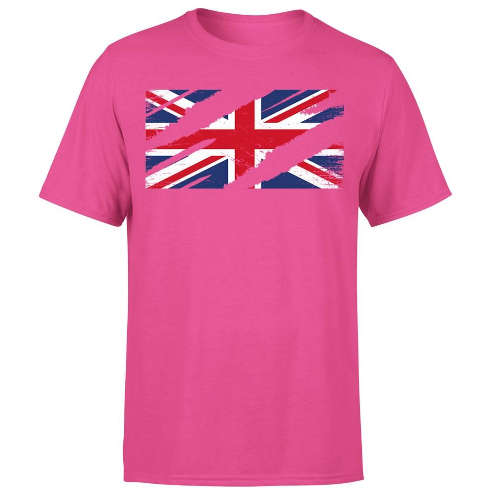 Torn Union Jack Flag TShirt Funny Country British Football Unisexs T ShirtOrP1A
