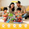 Cimetech Magnetic Building Blocks - 200-Piece Lava Building Set (Kids Ages 3+) Develops Focus, Mathematical Thinking, Spatial Awareness, Creativity,