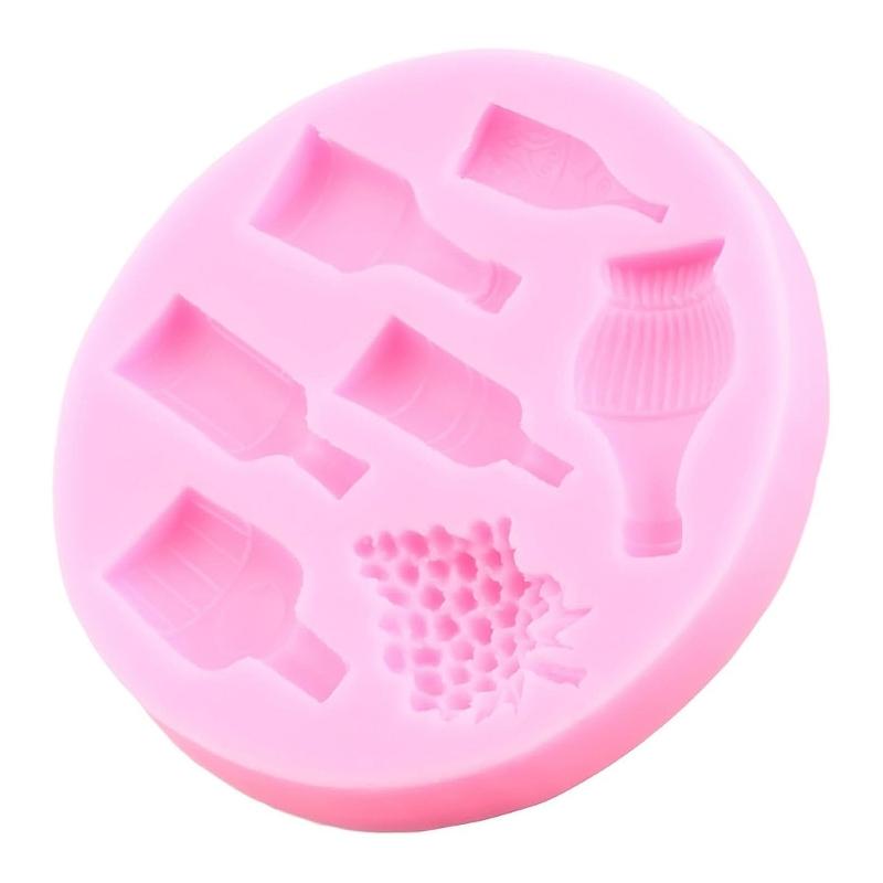 Set di Stampi in Silicone per Caramelle a Forma di Bottiglia di Vino Materiali Resistenti al Calore Per Preparare Facilmente Dolci Essenziale Creativo per la Cucina