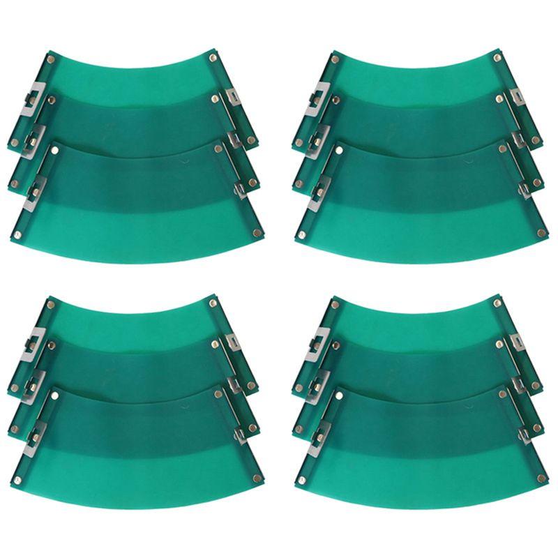 BAAJ-12 Pack 3D Sublimation Silicone Conical Mug Wrap Mold Mug Clamp 12OZ Cup Clamp Fixture For Printing Mugs