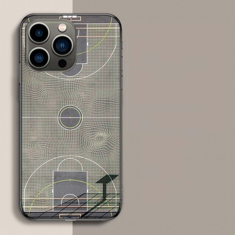 Basketball Court Basketball Phone Case For Iphone 17 Air 15 Pro 14 Plus 16 Pro Max 17E 16E 12 13 Mini 11 Cover Cute Fundas