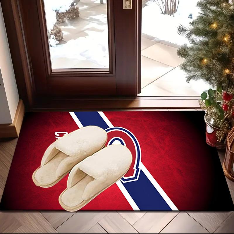Canadiens Hockey Team Area Rug Suitable for Indoor And Outdoor,Carpets for Kitchens, Homes, Offices, Living Rooms,Home Decor,Christmas Gift