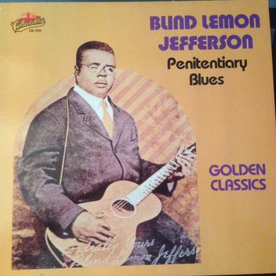 LP Record BLIND LEMON JEFFERSON - Penitentiary Blues - Golden Classic COL5194 Collectables US Blues Used