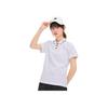 Li Ning Breathable Short Sleeve Polo Shirt Women Tops White APLQ116-1