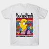 Heren Zwart Print T-shirt Kan Ik Een Gevoel Lenen Hippy No-Cut Transferpapier Print Katoenen T-shirt
