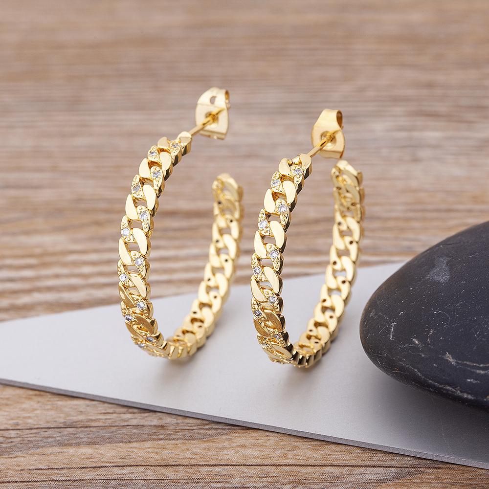 Classic Lucky Colorful Turkish Evil Eye Beads Earrings Geometric Big Circle Drop Earrings For Women Girls Copper Jewelry Gifts