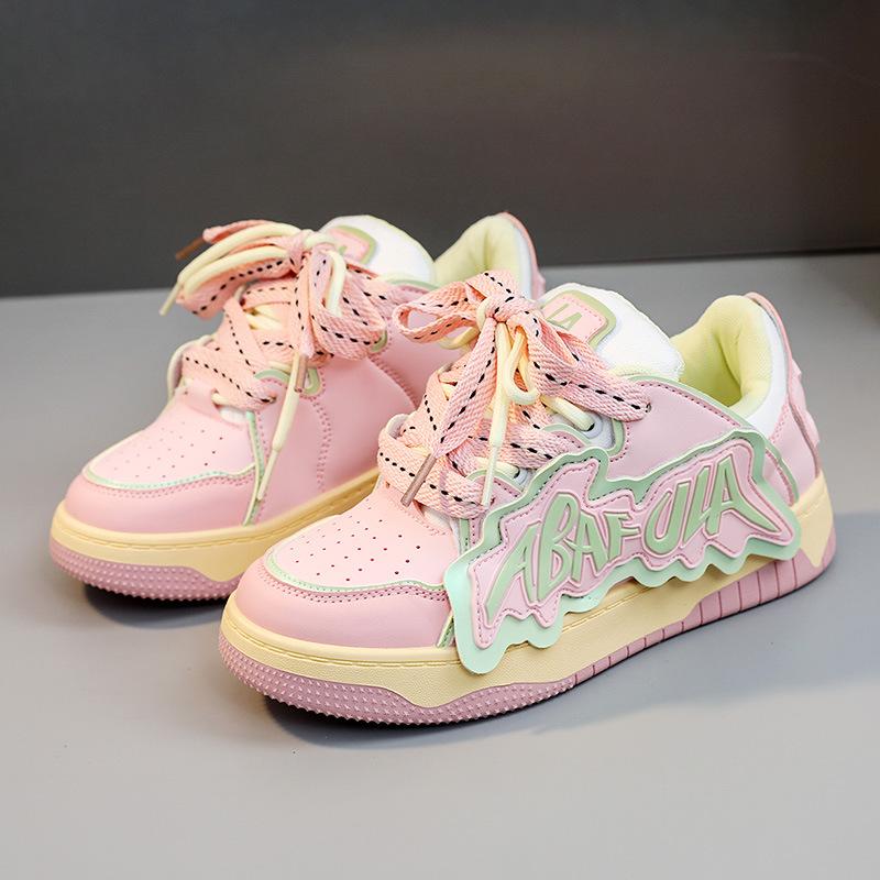 

ZY2020 new color matching women s shoes 2025 spring and autumn Korean version breathable alphabet board shoes heightened platform casual versatile sho 35