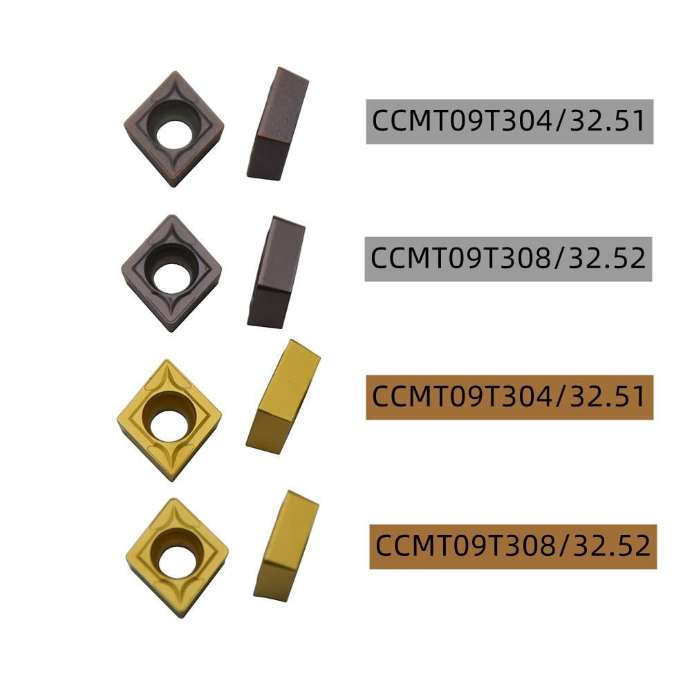 20pcs CCMT32.51/32.52 CCMT09T304/09T308 Carbide Inserts Turning Inserts for Metal Cutting Cutter bar