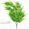 1/2/3/4/6Pcs Hanging Artificial Fern Plants UV Resistant Realistic Faux Greenery Indoor Outdoor Garden Yard Plastic Plants Fake Fern Leaves Decoration