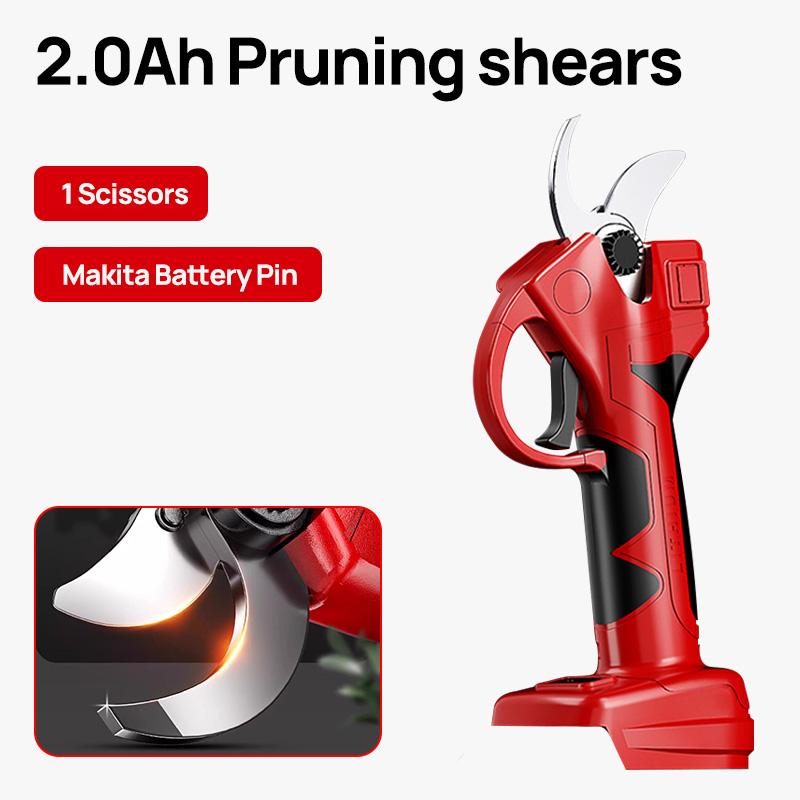 

Brushless Electric Pruning Shears Cordless Fruit Tree Branches Scissors Power Tool For Makita Battery Pin