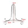 Adjustable Iron Display Stand for Showcasing Plates and Artwork