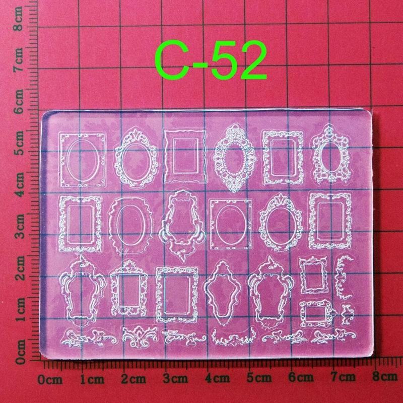 Silicone Nail Art Handicrafts Moulds DIY Nail Tools Accessories Nail Carving Molds Silicone Material for Nail Decoration