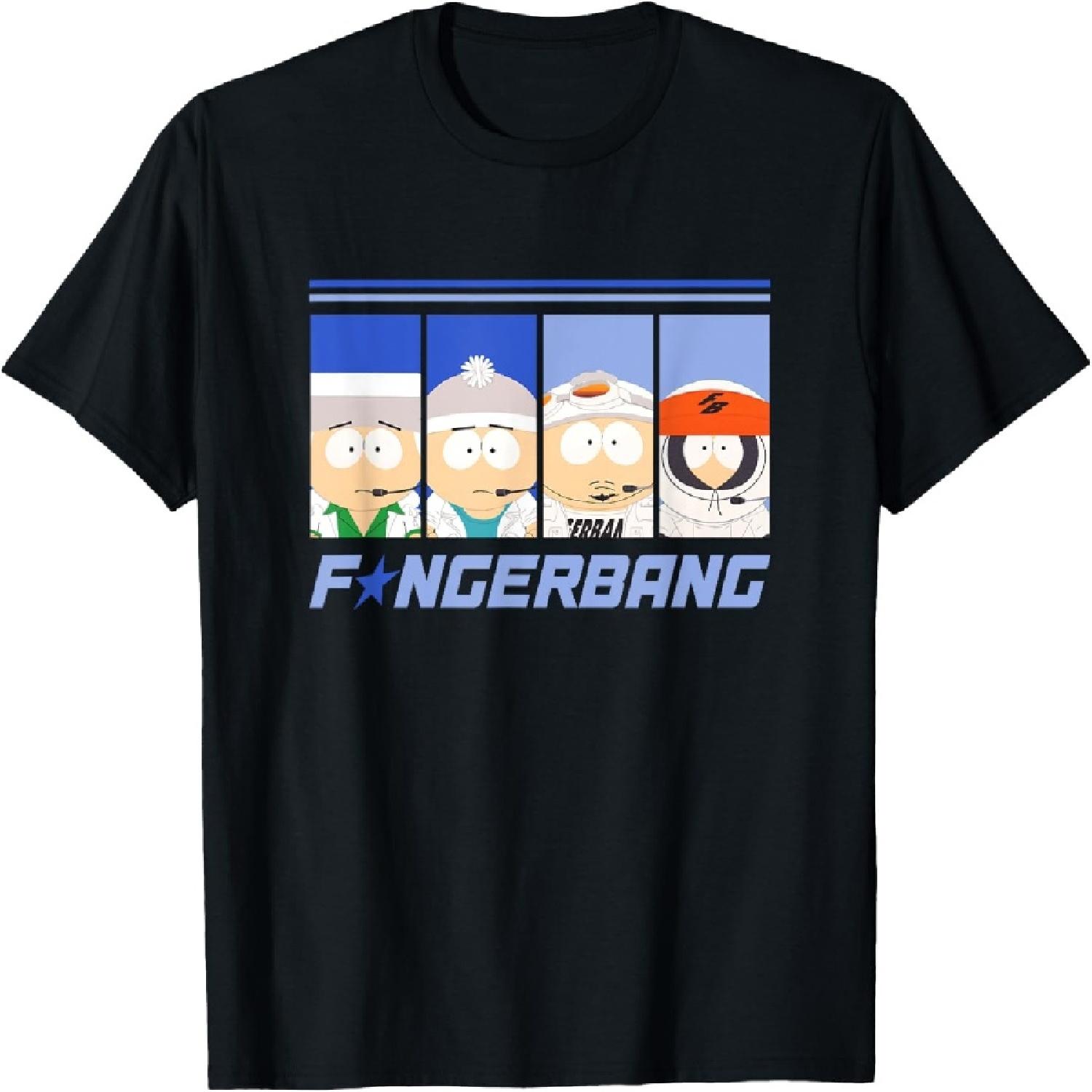 South Park Fingerbang Boy Band Album Line Up T-Shirt S