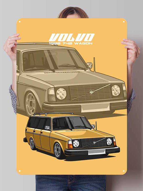Volvo Metal Signs Classic Car Posters Home Decorations Custom Tinplate Sign for Garage Wall Art Decoration Room Ornaments Retro