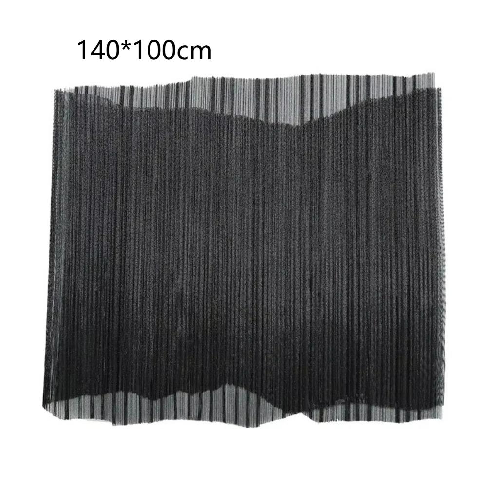 Fashion Bright Organza Fabric DIY Stiff Shape Pleated Mesh Fabrics Polyester Material Wrinkled Texture Fabric Wedding Decoration