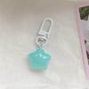 Star Keychain Fashionable Bag Accessory Portable Keyring Trendy Plastic Keychain