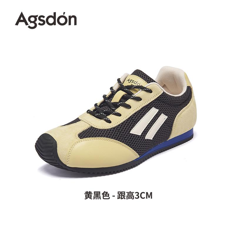 Augustus Dunde Training Shoes Women's 2025 New Summer Casual Shoes Functional Wind Mesh Forrest Gump Shoes Flat Sneakers