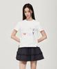 WACKY WILLY Women'S Lettering Graphic Short Sleeve T-Shirt
