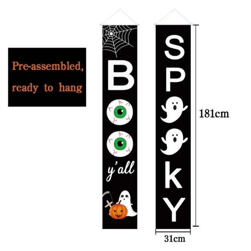 Halloween Couplets Hanging Flags Door Banners Flags And Outdoor Decorations