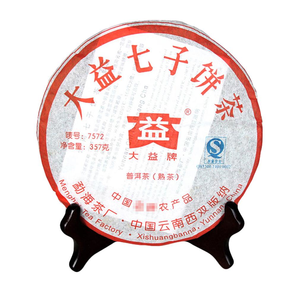 Select Ripe Pu-erh Tea 7572 Classic Menghai Dayi Cooked Chinese Tea 357g