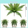 Realistic Faux Fern And Persian Grass Plants For Wedding Venue Wall Decor And Outdoor Setup