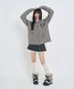 LMR Channony Wool Cowichan Knit Zip-Up Grey