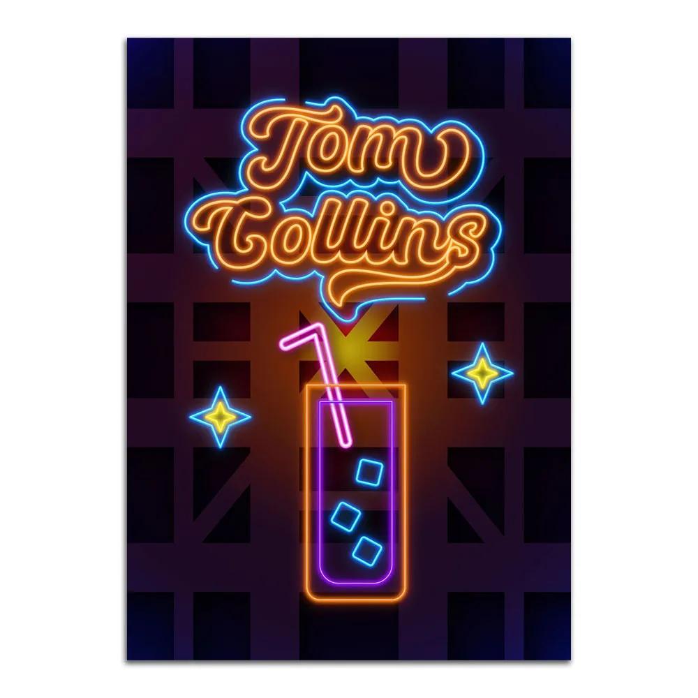 

Неоновая вывеска Арт Такос Рамен Еда Постер Принт Хот-дог Картофель фри Бургер Холст Живопись Современный Домашний Декор Картина Для Кухни Без Рамки 8X12inch 20x30cm