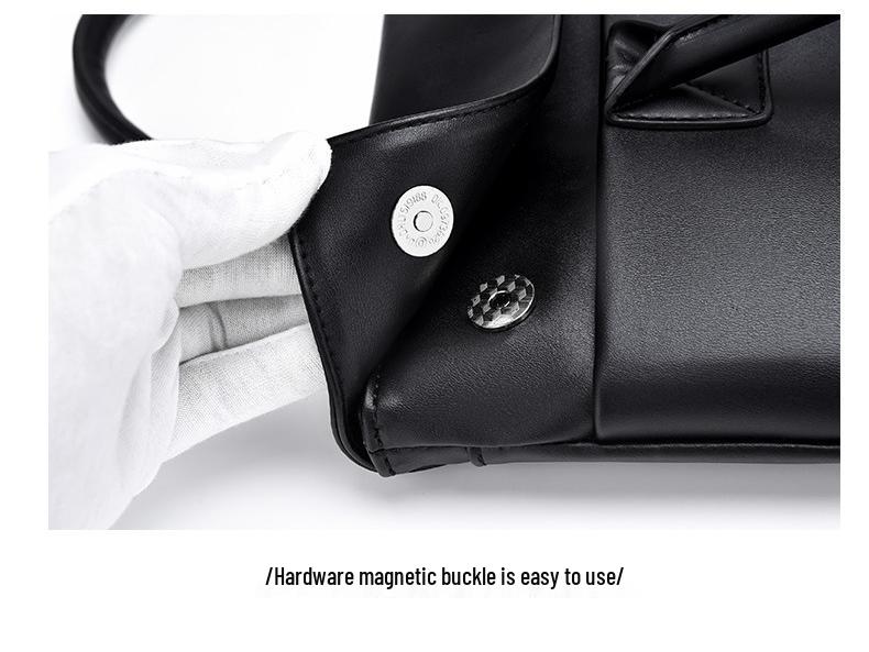 Versatile Large-Capacity PU Fabric Laptop Briefcase for Men and Women