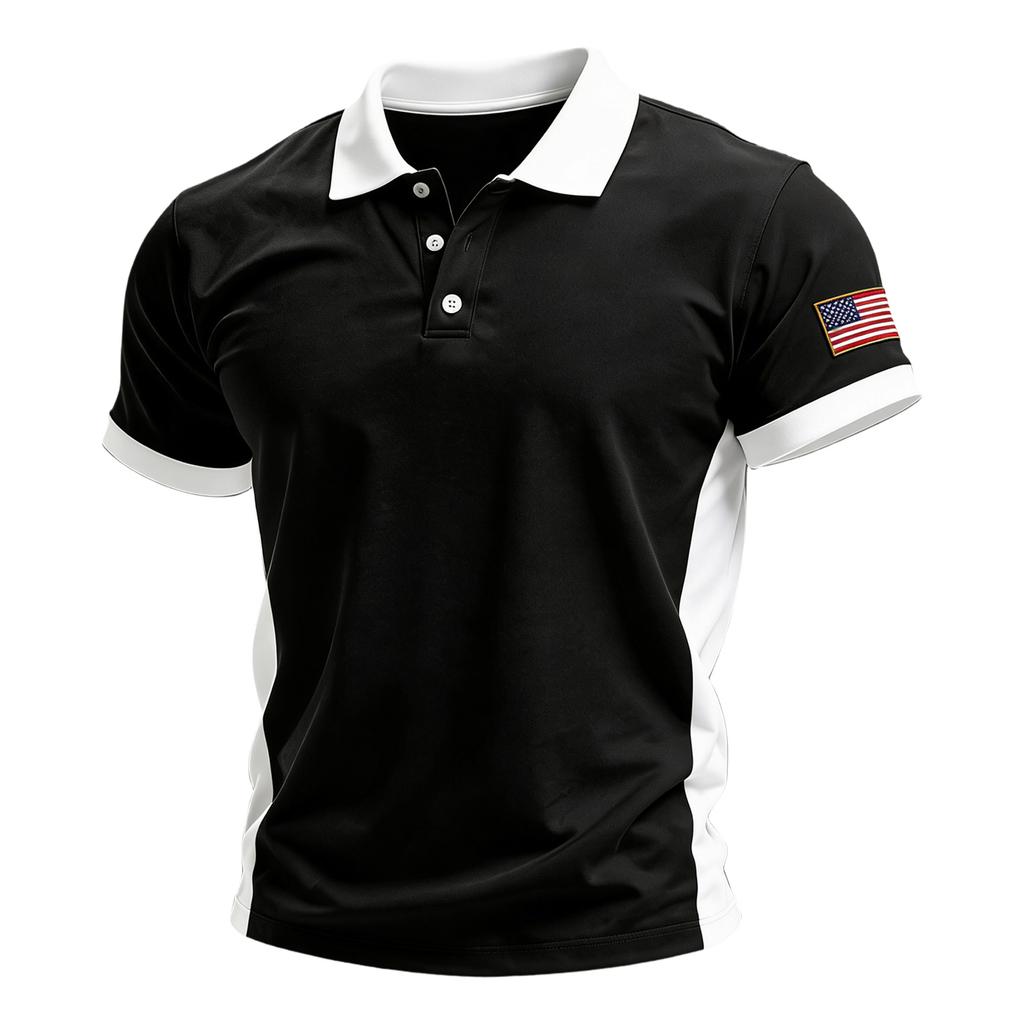 Men's Summer Print Short Sleeve Lapel Shirt Men's Casual Fashion Shirt