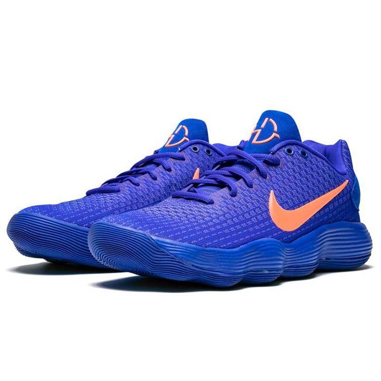 Nike Hyperdunk 2017 Low Racer Синие мужские кроссовки Orange-Pulse