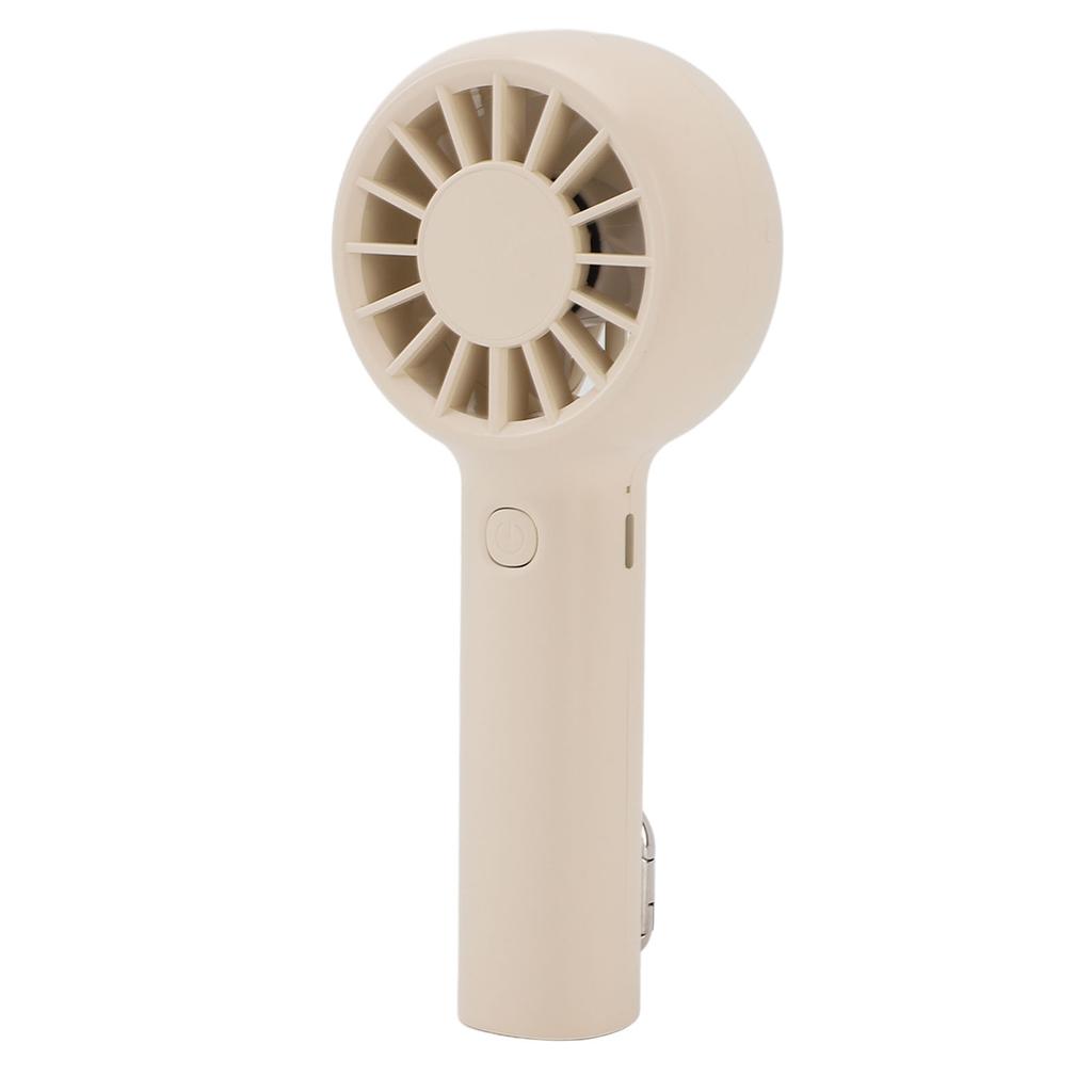 Handheld Fan 5 Speed Silent 5.5h Running Portable Fan with Buckle for Outdoor Beach Camping